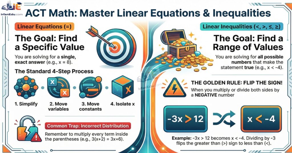 Linear Equations and Inequalities Guide _ ACT Math Guide