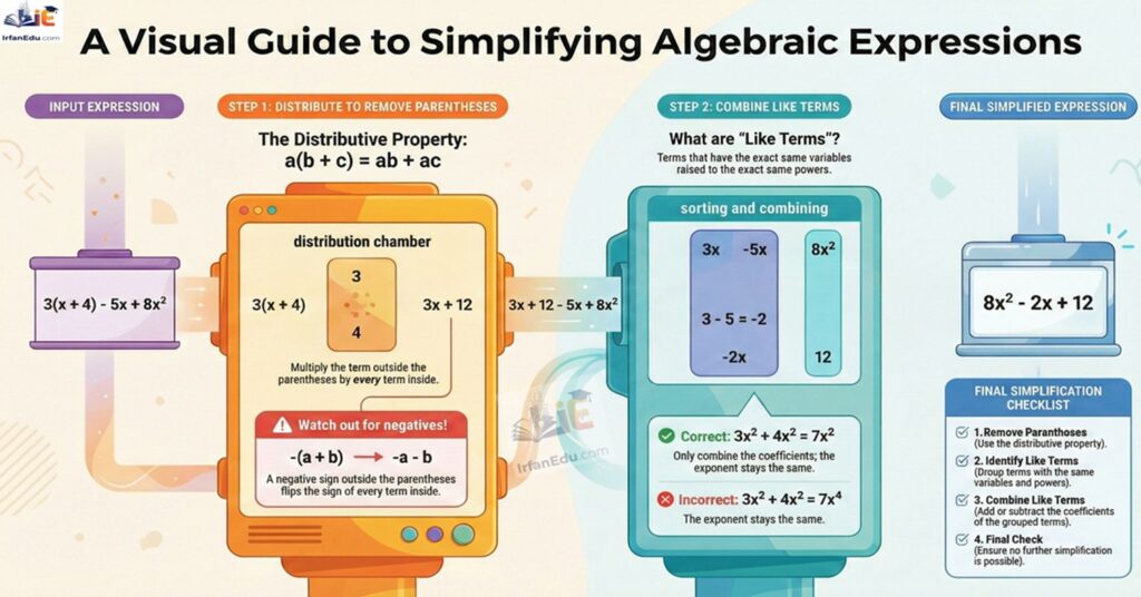 Simplifying Algebraic Expressions_ _ ACT elementry Algebra Math Guide