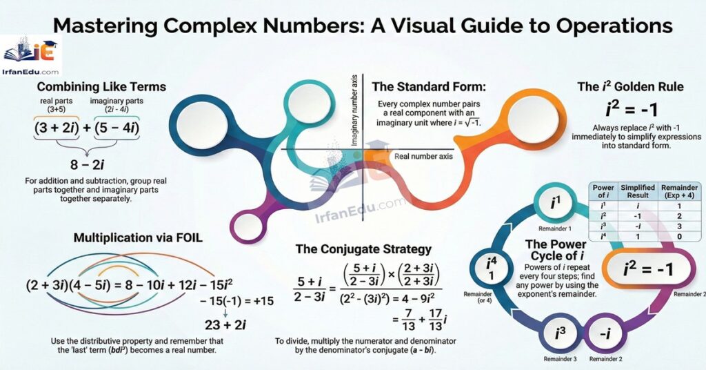 Complex Numbers Complete Guide to Operations & Problem Solving Math Guide
