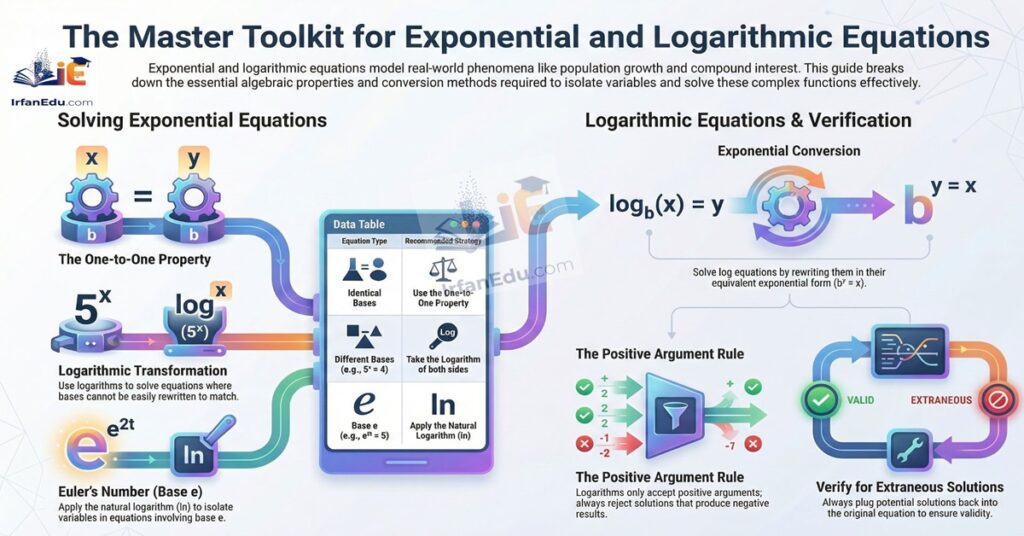 Exponential and Logarithmic Functions: Properties and Equations