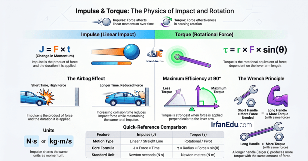 Impulse, Torque Calculator Irfanedu
