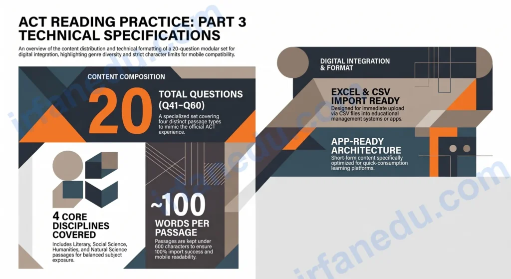 ACT Reading Practice Test — Part 3