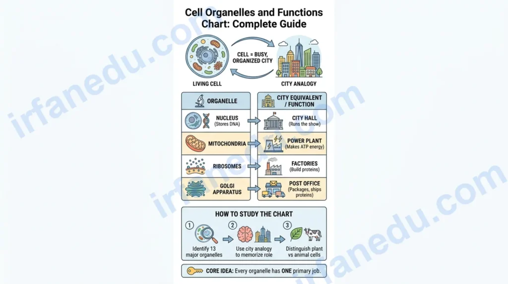 Cell Organelles and Functions Chart: Complete Guide