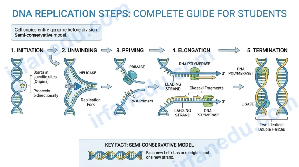 DNA Replication Steps: Complete Guide for Students
