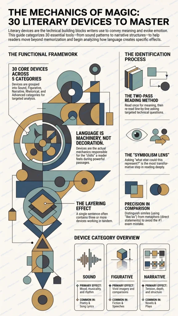 literary devices list with examples