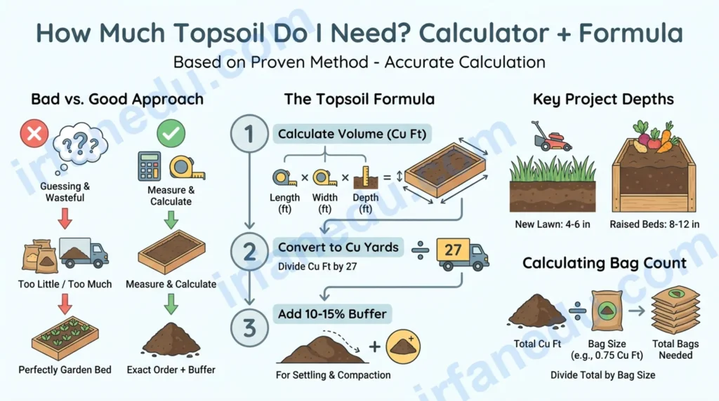 how much topsoil do i need