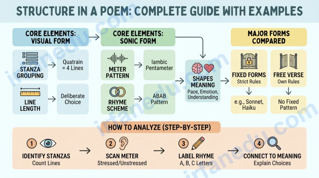 structure in a poem