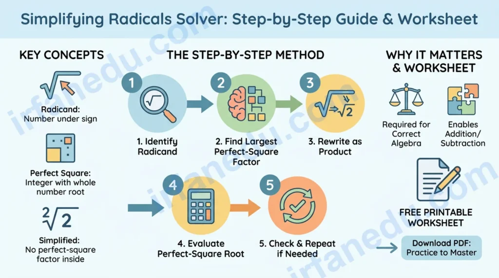 simplifying radicals solver