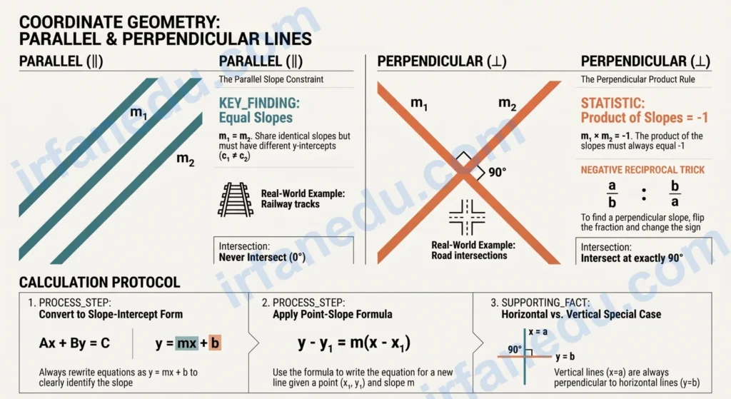 Parallel and Perpendicular Lines: Slopes & Equations Explained | IrfanEdu