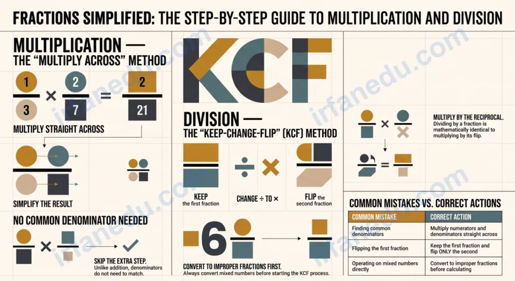 how do we multiply and divide fractions