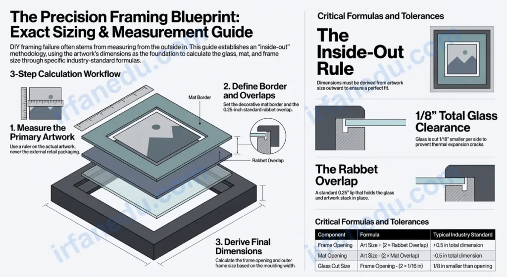 how to measure a picture frame