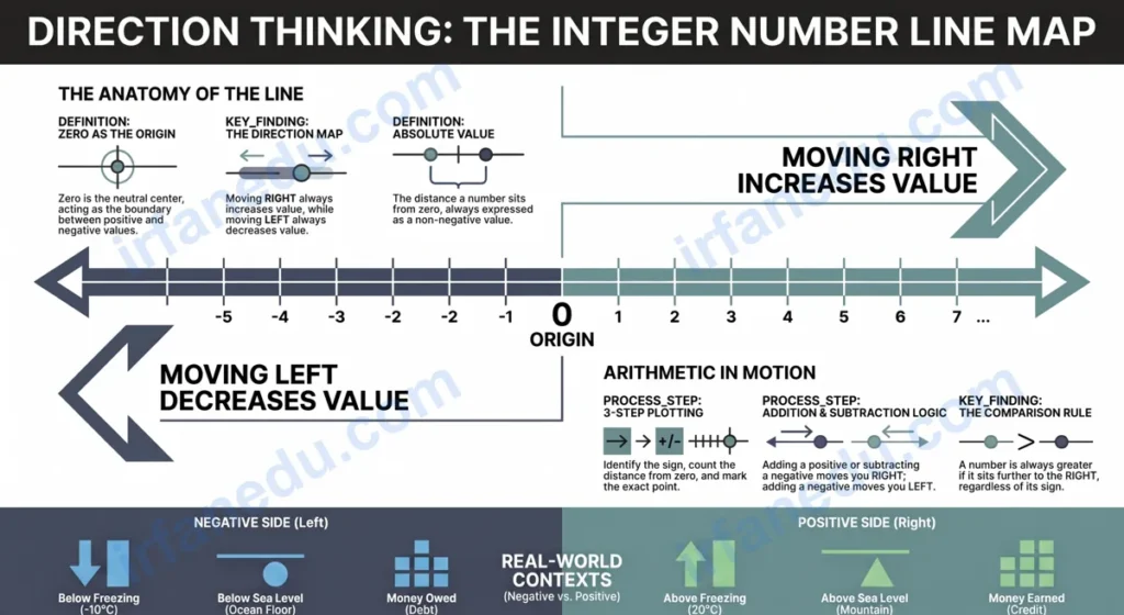 number line for negatives and positives