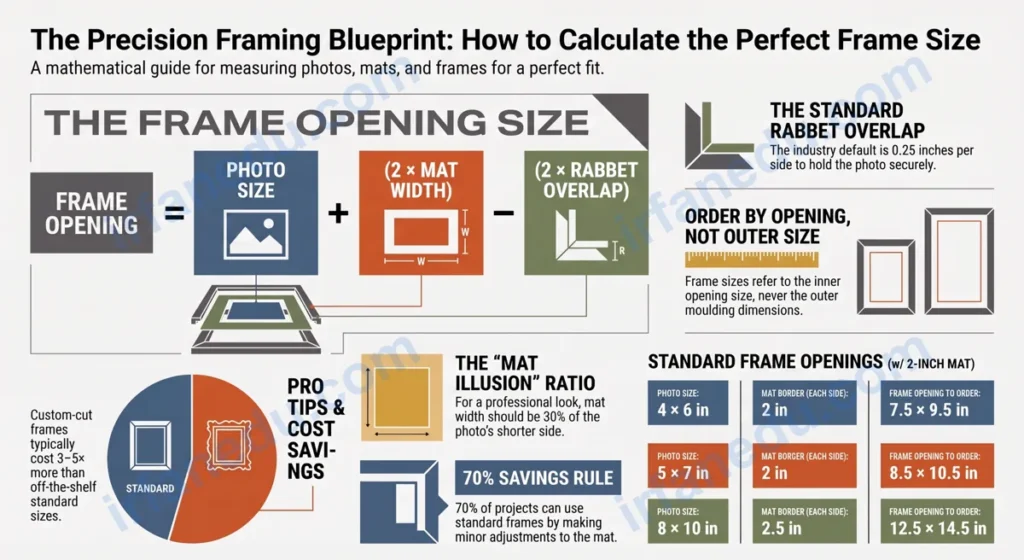 size of photo frame
