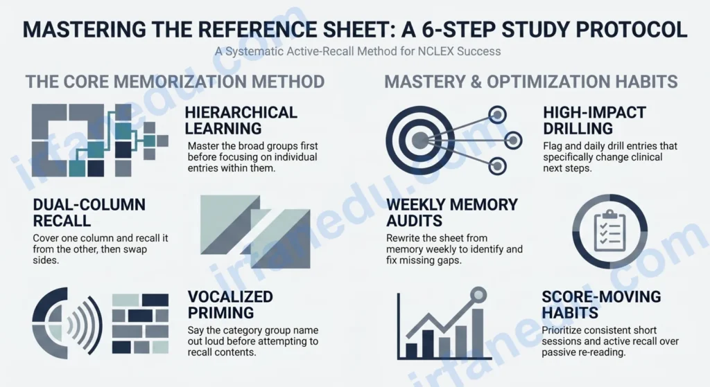 NCLEX Lab Values Cheat Sheet — study guide illustration