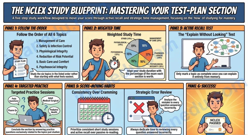 NCLEX Safety and Infection Control — study guide illustration