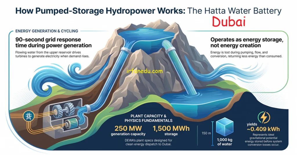 How Dubai's Water Battery Works: Physics Explained