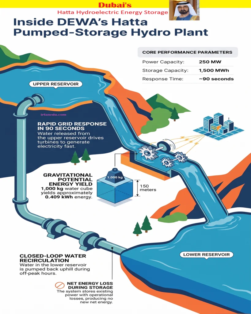 Dubai's Water Battery Works